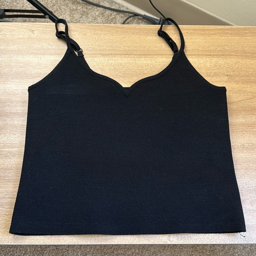 Express Black Body Contour Tank